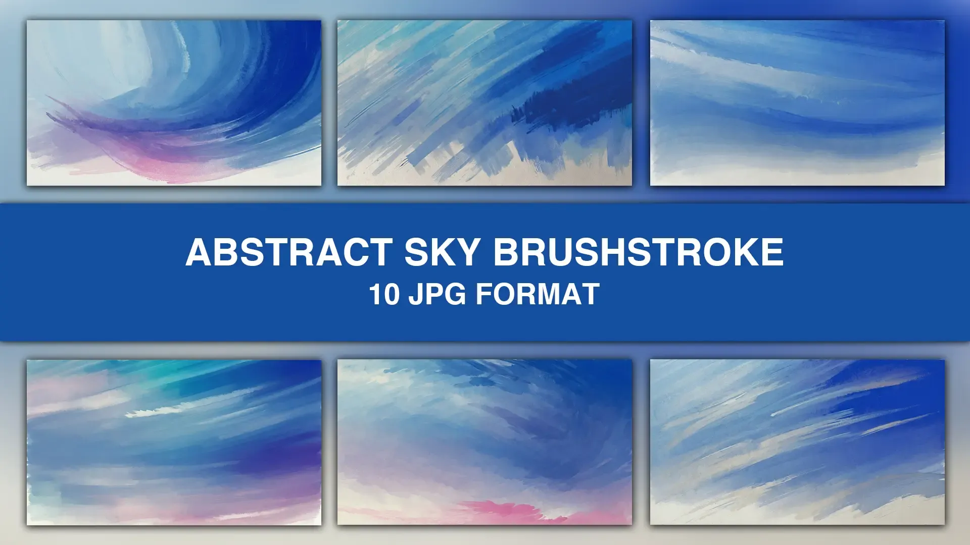 Abstract Sky Brushstroke Background Images Pack